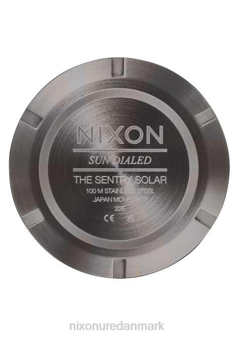 holde øje Nixon vagtsolar rustfrit stål gunmetal 06F498
