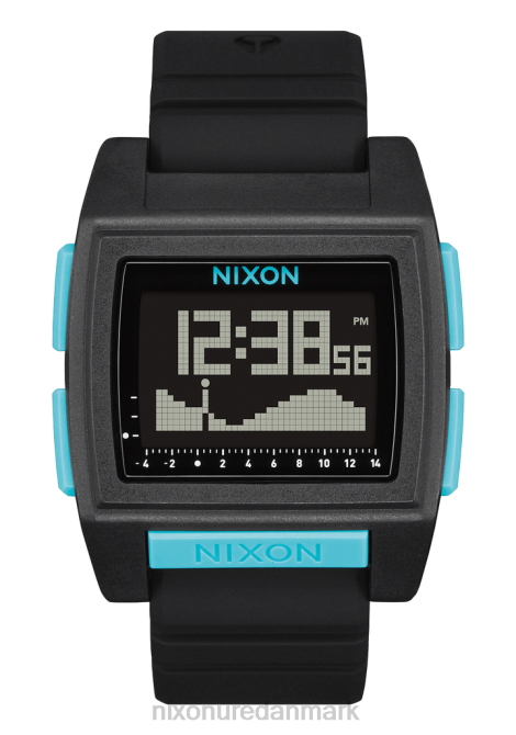 holde øje Nixon base tide pro helt sort/blå 06F4181