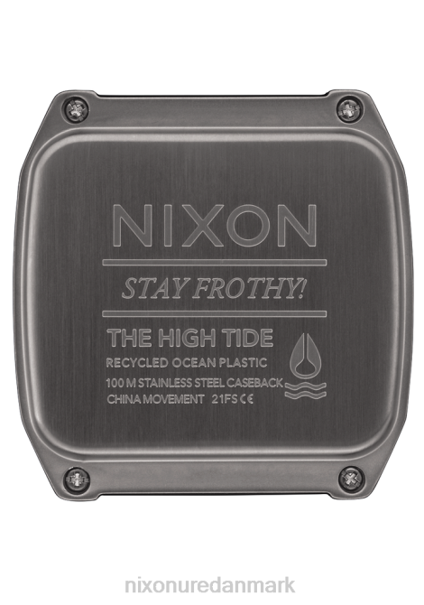 holde øje Nixon højvande let gunmetal/blågrøn 06F4201