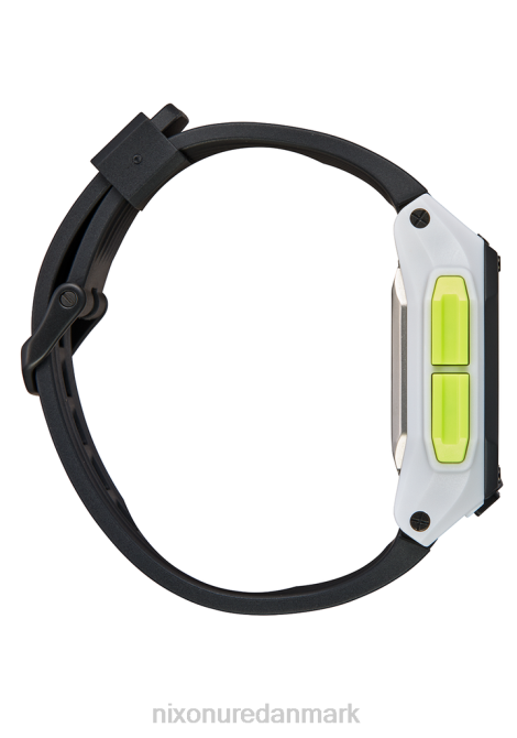 holde øje Nixon regulus sort/hvid/lime 06F4158