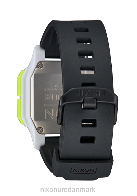holde øje Nixon regulus sort/hvid/lime 06F4158
