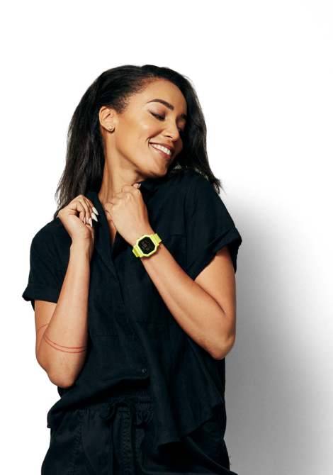 holde øje Nixon sirene citron/sort 06F4189